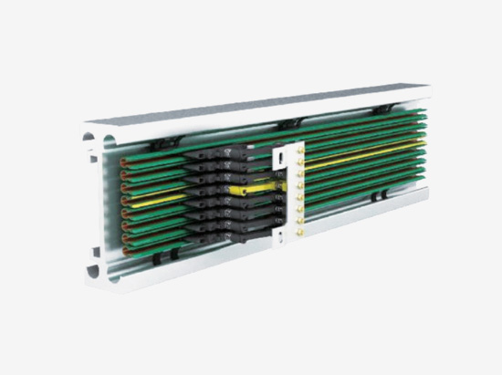 单极组合式滑触线